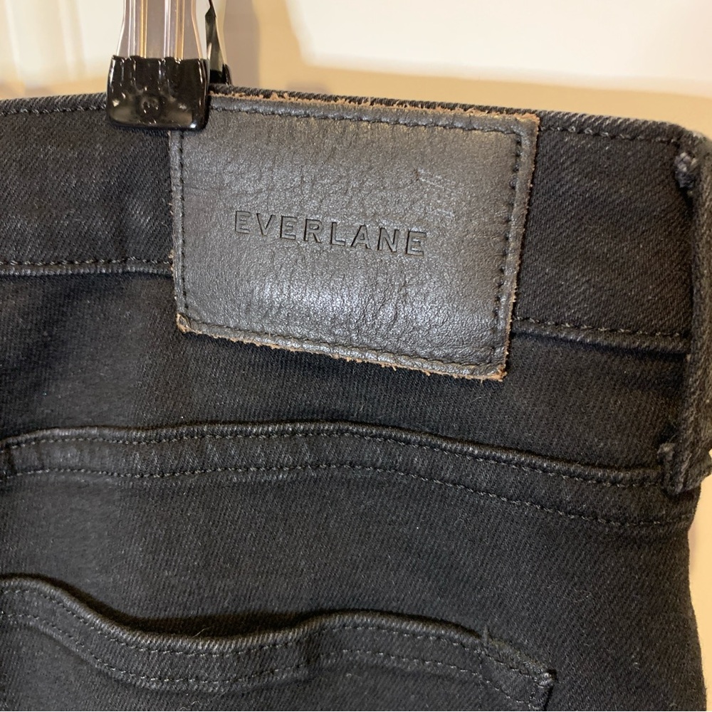 Everlane The Curvy High-Rise Skinny Jean Jeans Size 31 Crop Shade Black - Picture 7 of 7